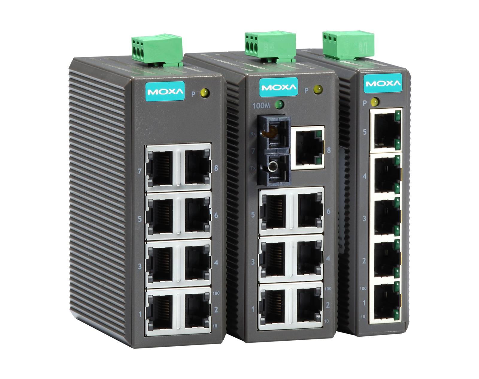 Moxa EDS 205 208 Series Industrial Ethernet