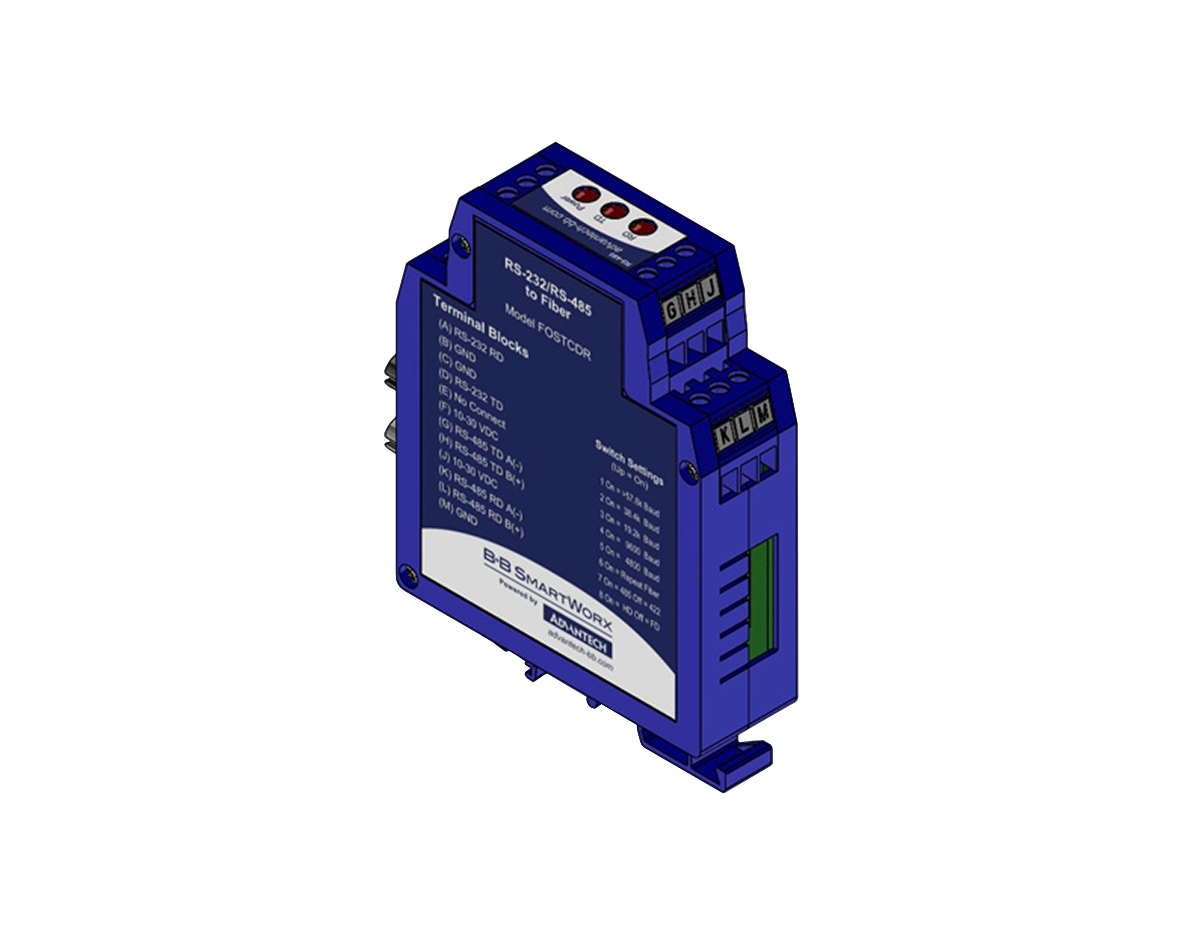 Advantech BB-FOSTCD Series | Serial - RS232, RS422 & RS485