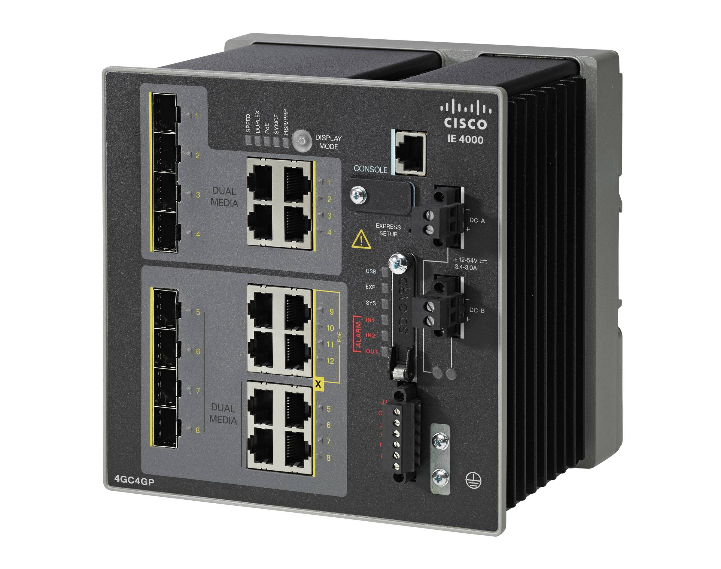 Cisco IE-4000-4GC4GP4G-E | Industrial Ethernet Switches