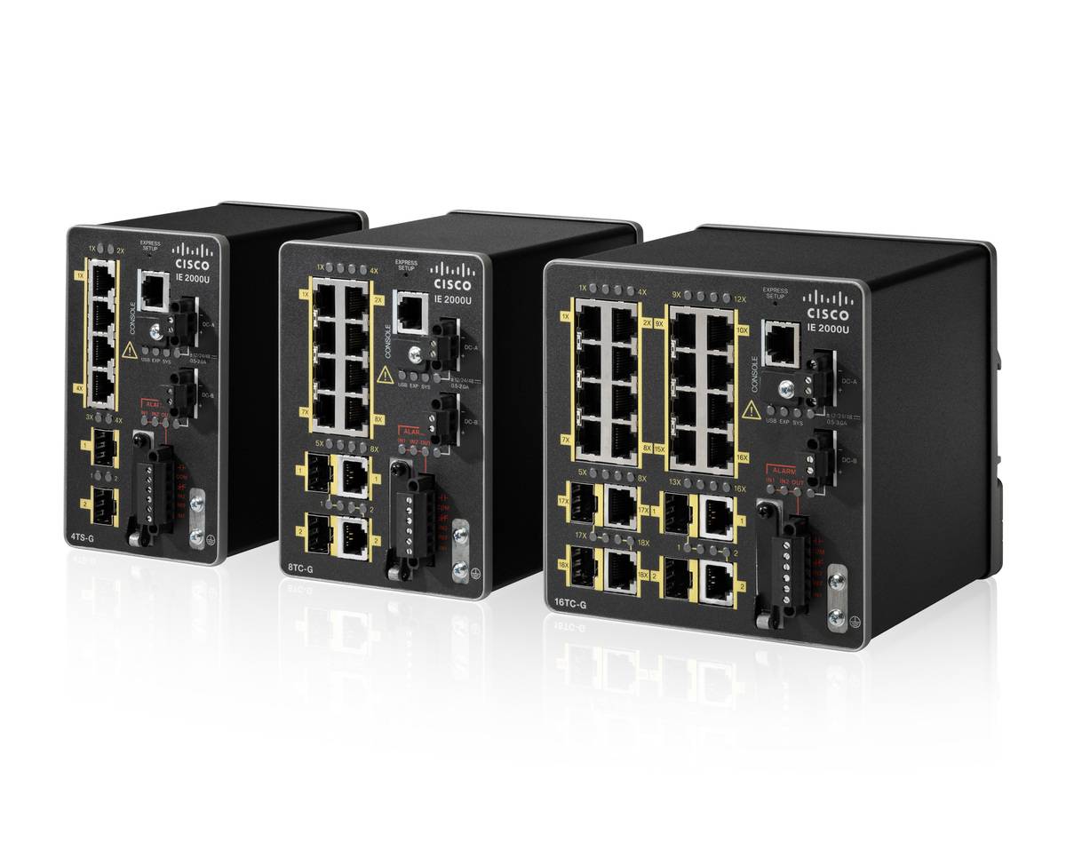 Cisco Ie 2000 16tc G E Industrial Ethernet Switches