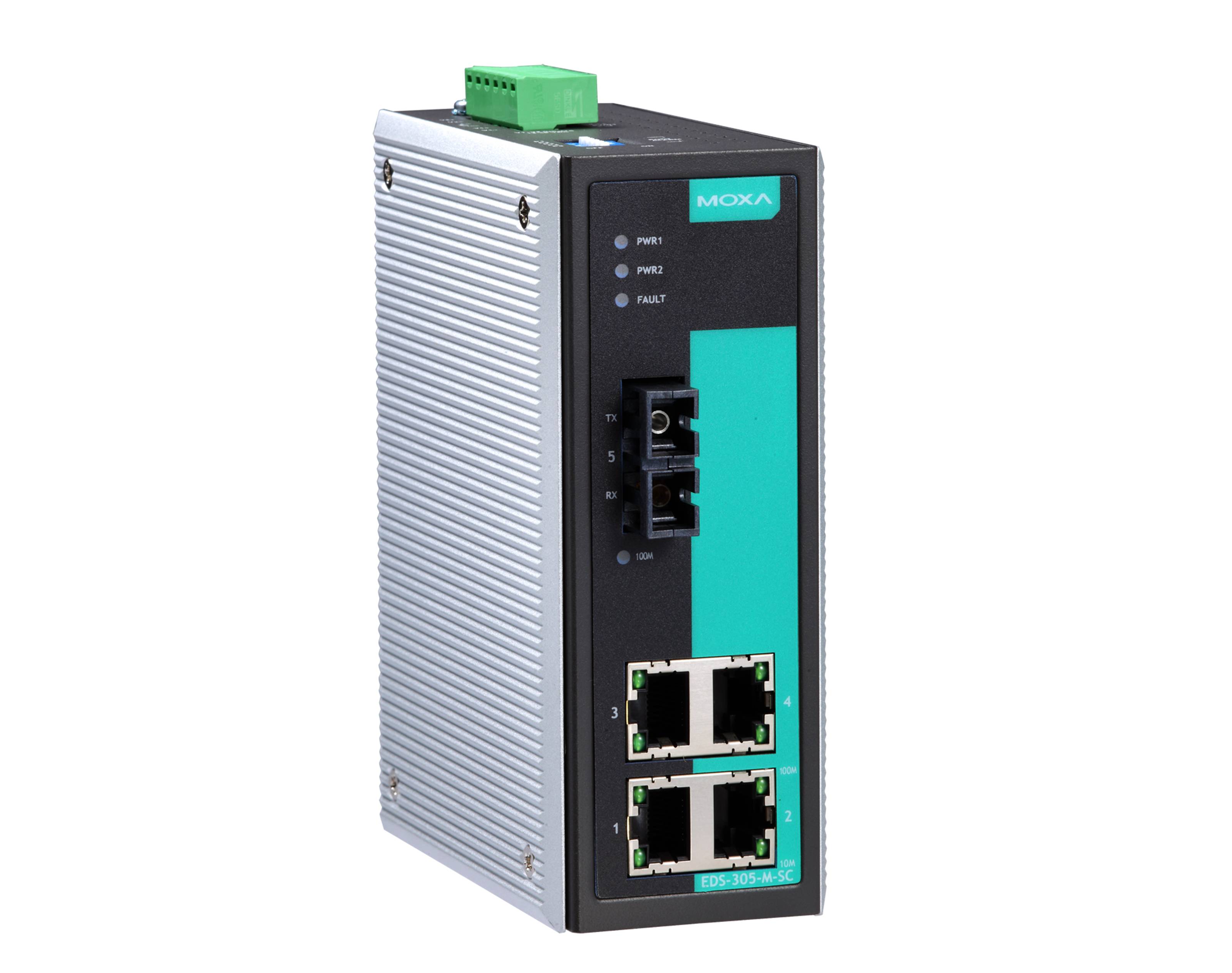 Moxa EDS-305-M-SC | Industrial Ethernet Switches