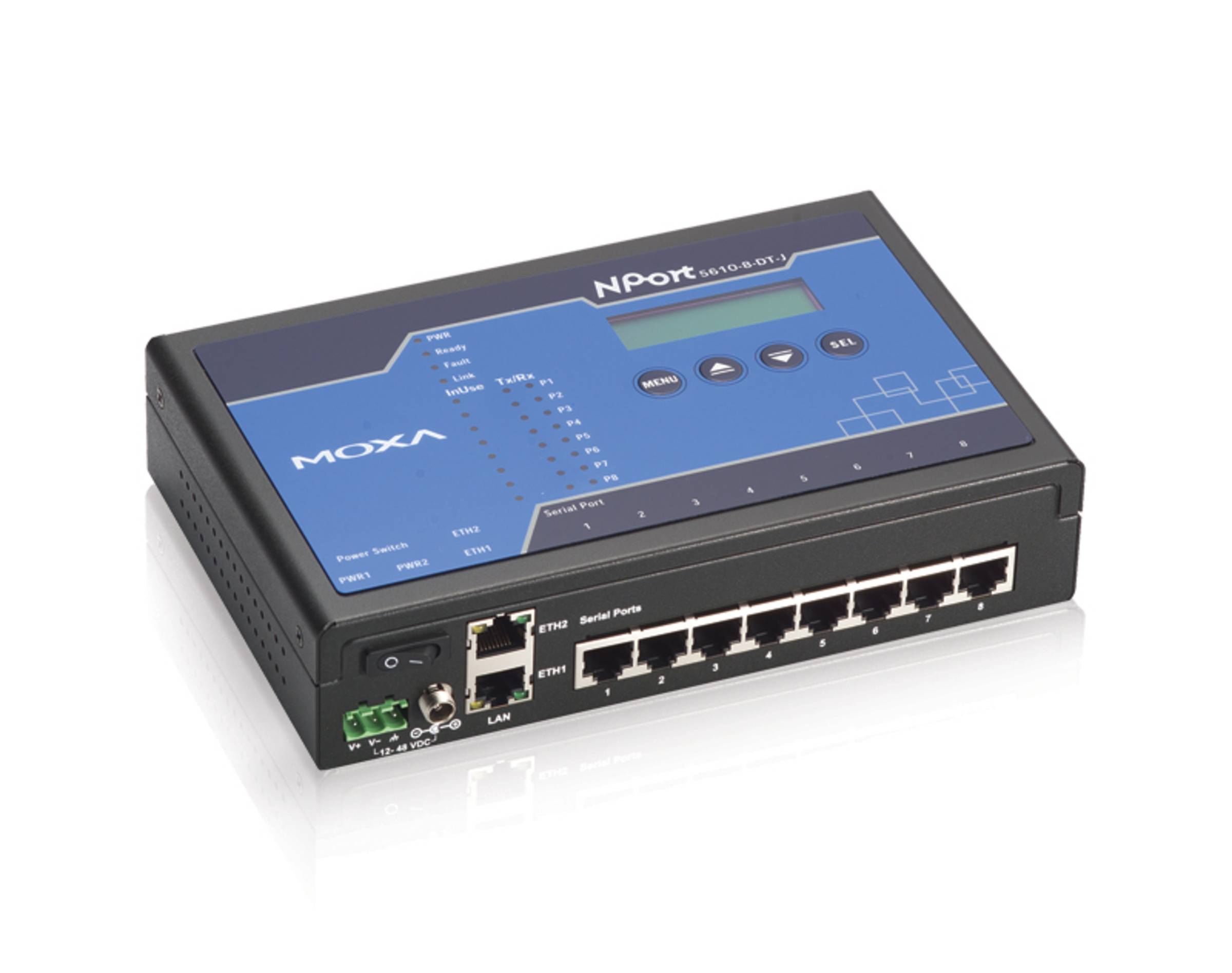 Moxa NPort 5600-8-DT series | Serial to Ethernet