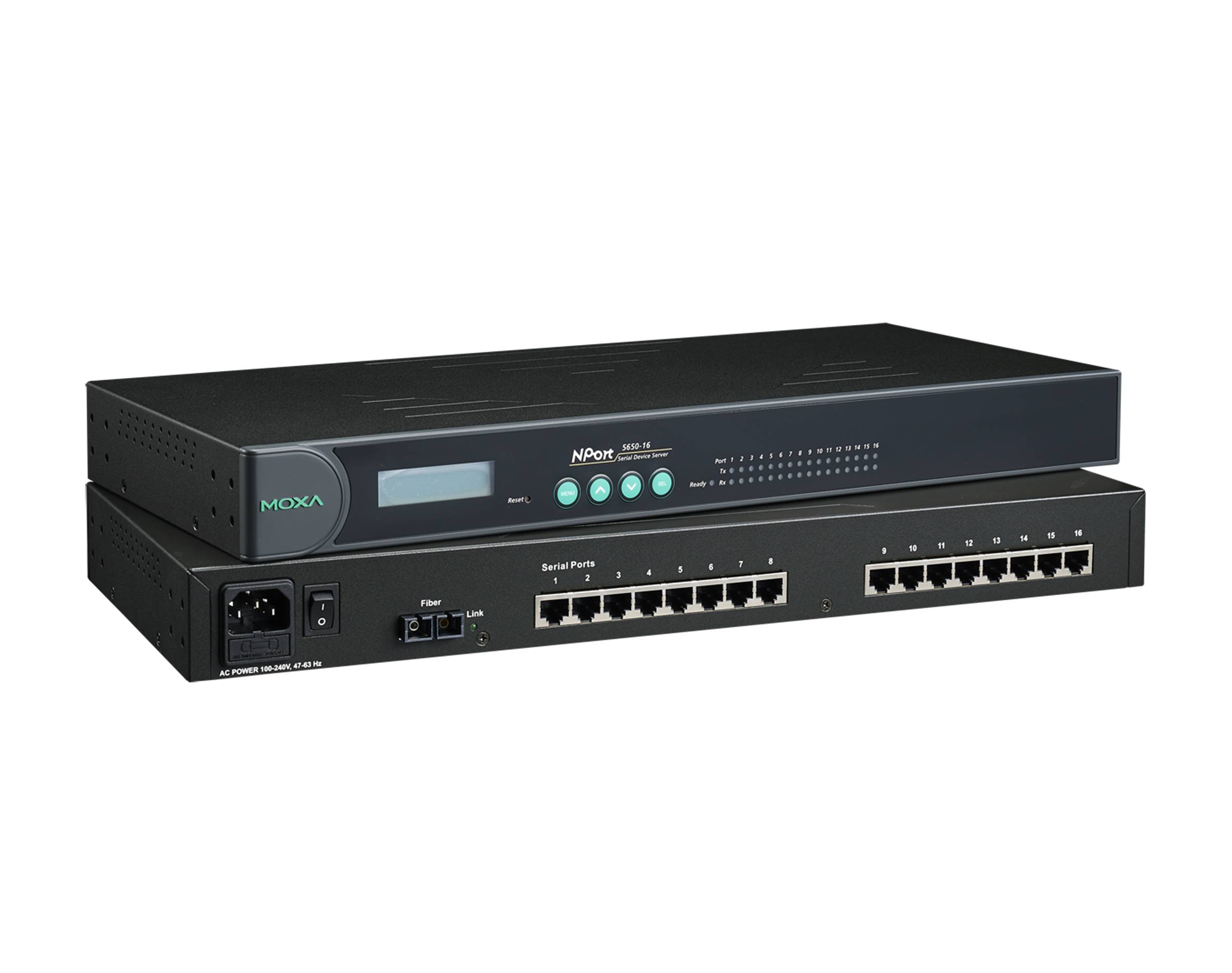 Moxa NPort 5650-16 | Serial to Ethernet converters / Device servers