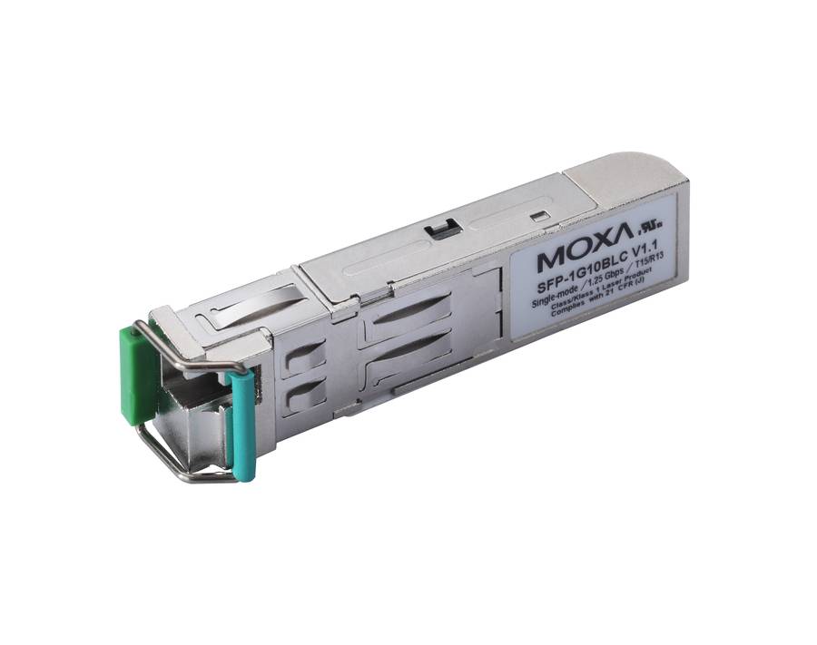 Трансивер moxa sfp 1g10blc gigabit ethernet lc оптоволоконный одножильный wdm тип в до 10 км